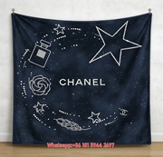 Chanel Pearl Starry Sky Flannel Throw Blanket IMG_7064